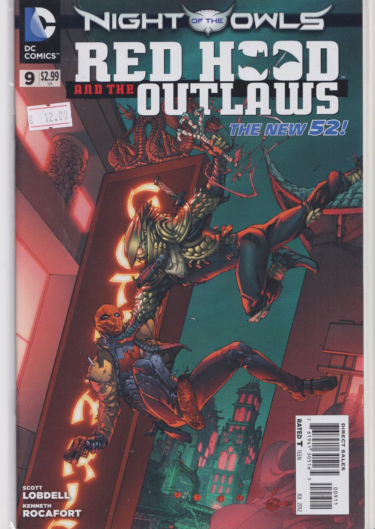Red Hood and The Outlaws #9 (2012) Very Fine FCL