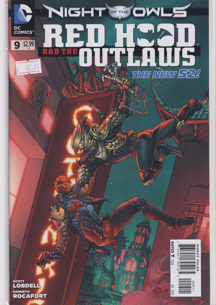 Red Hood and The Outlaws #9 (2012) Very Fine FCL