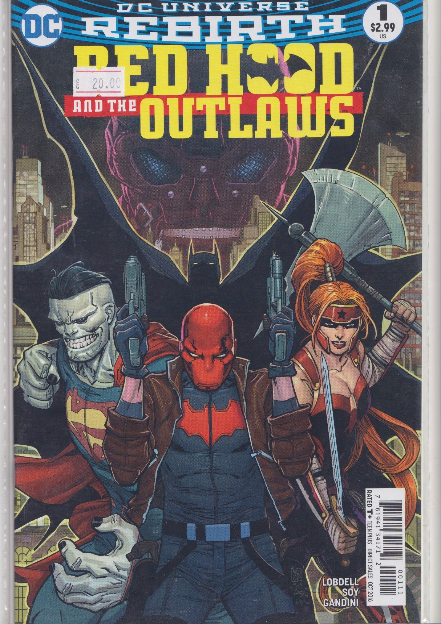 Red Hood and the Outlaws #1 (2016) Very Fine FCL