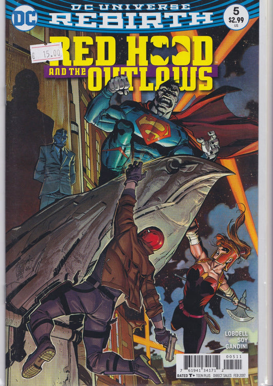 Red Hood and the Outlaws #5 (2017) Very Fine FCL