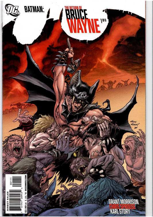 Return of Bruce Wayne #1-6 (2011) Full set Batman Grant Morrisson VF