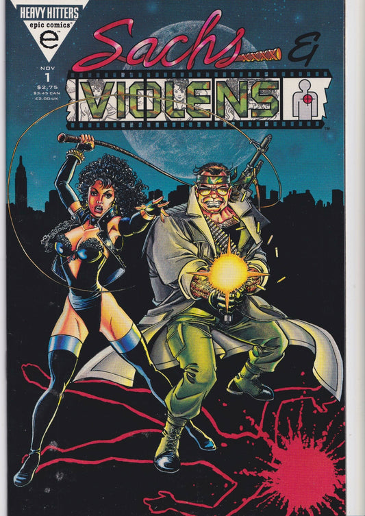 Sachs & Violence #1-4 (1994) full set  Perez full art ! Very Fine