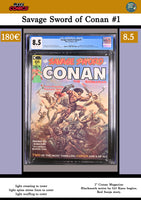 CoNan and Red Sonja 1° Conan magazine issue CGC 8.5