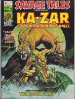 Savage Tales #9 (1975) Ka-Zar Fine FCL