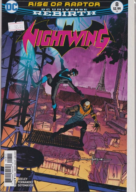 Nightwing #8 (2017)  very Fine FCL