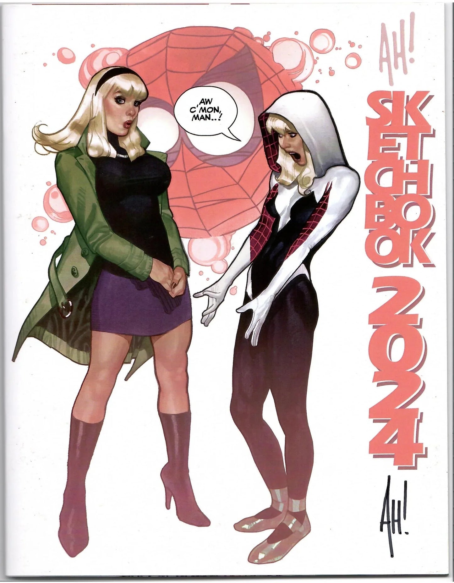 Adam Hughes sketchbook 2024 - French Comics Lovers