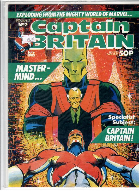 Captain Britain #7 Alan Davis (1985) Fine+ - French Comics Lovers