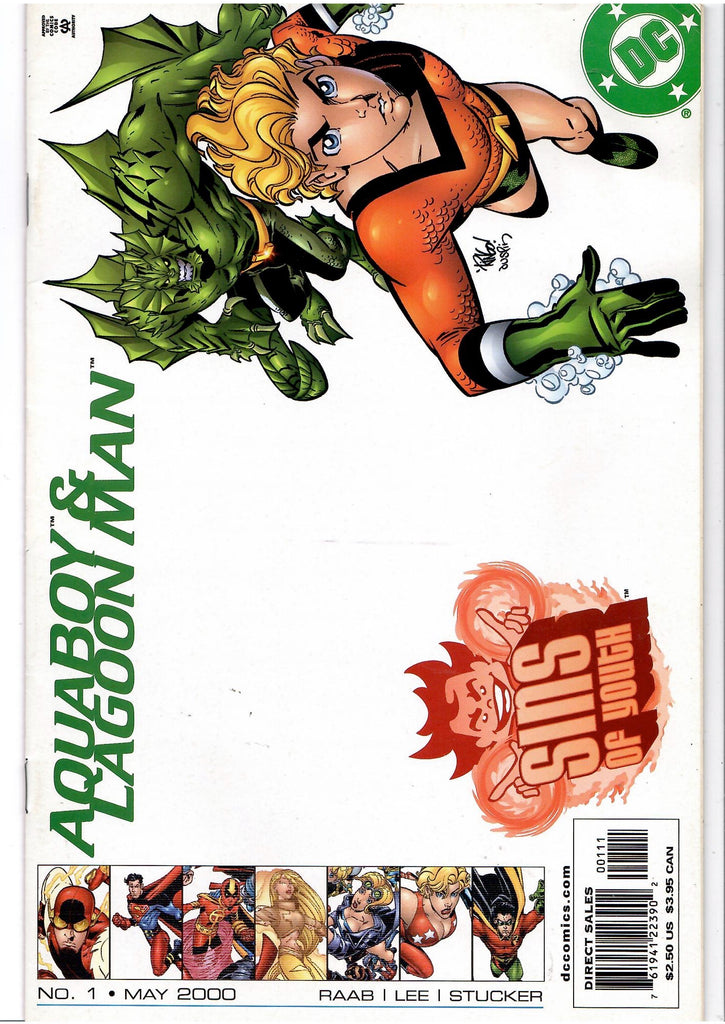 Young Justice lot of x 9 (2000) Sins of Youth Very Fine