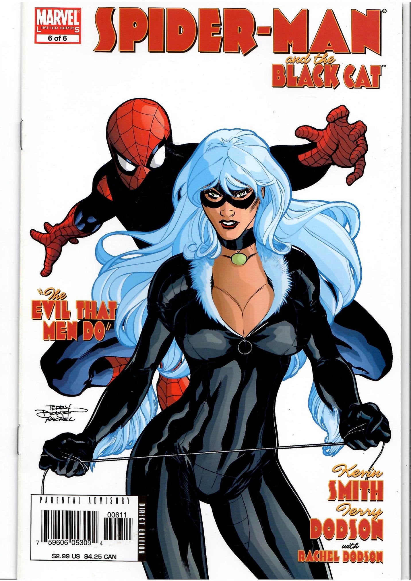 Spider-Man and the Black Cat The Evil That Men Do  #1-6 (2002) Full set Kevin Smith Very Fine