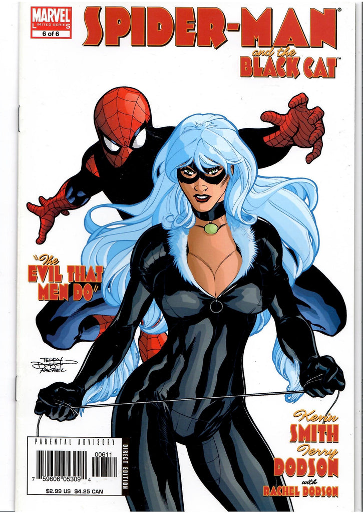 Spider-Man and the Black Cat The Evil That Men Do  #1-6 (2002) Full set Kevin Smith Very Fine