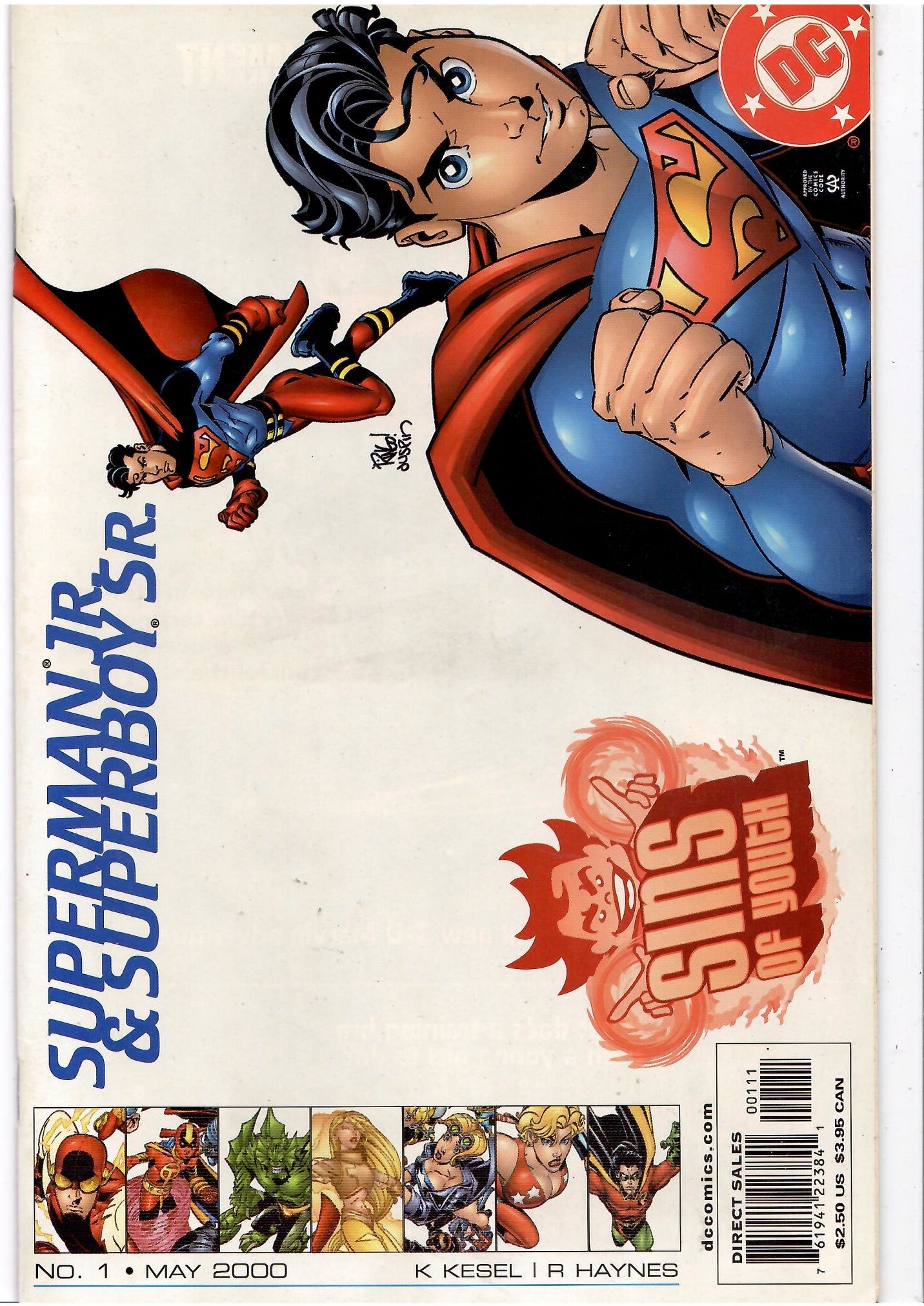 Young Justice lot of x 9 (2000) Sins of Youth Very Fine