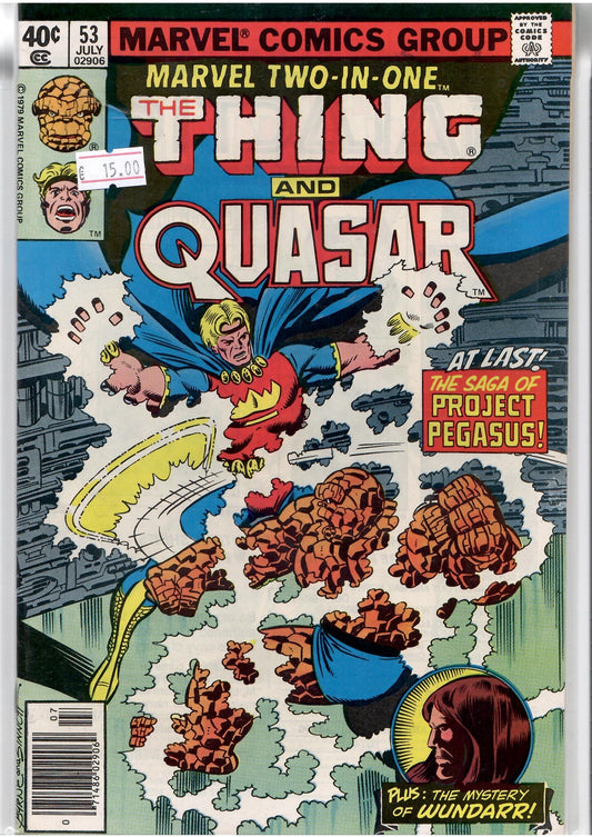 Marvel Two in One #53 (1979) Quasar Byrne art Vf - French Comics Lovers