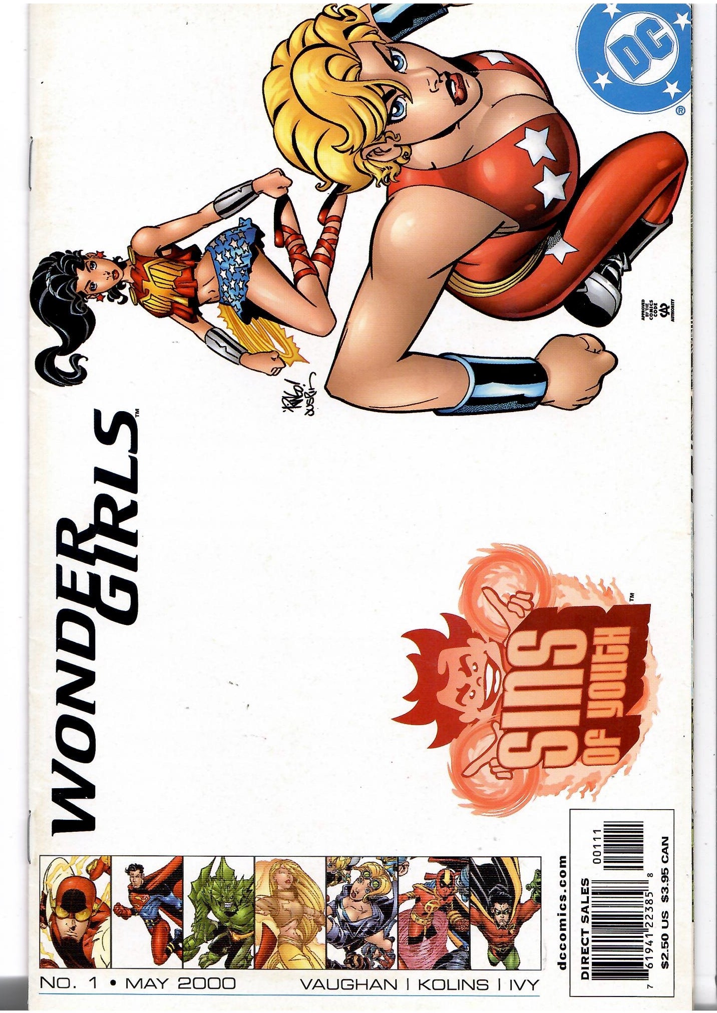 Young Justice lot of x 9 (2000) Sins of Youth Very Fine