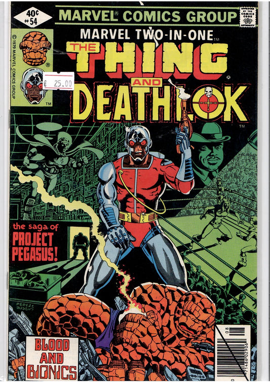 Marvel Two in One #54 (1979) Deathlock Byrne art Vf - French Comics Lovers