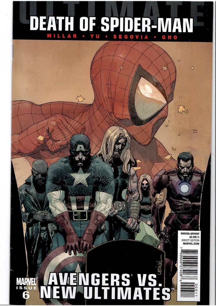 Death of Ultimate Spider-Man lot (X7)(2011) The end! Very Fine