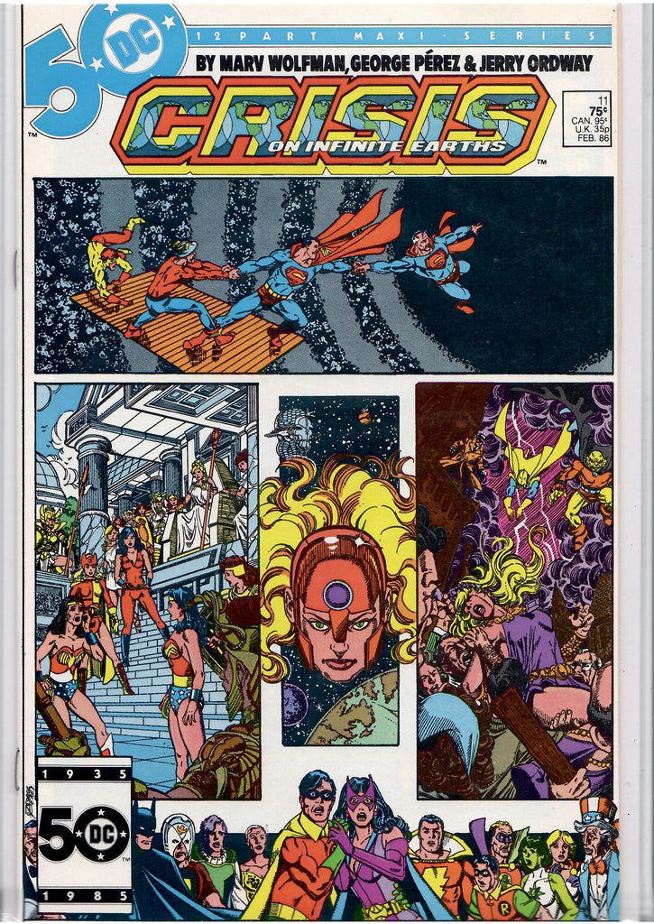 Crisis on Infinite Earth #1-12 (1985) Full set death of Flash and Supergirl High grade