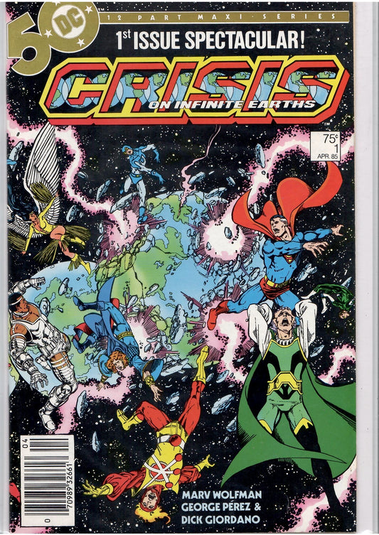 Crisis on Infinite Earth #1-12 (1985) Full set death of Flash and Supergirl High grade