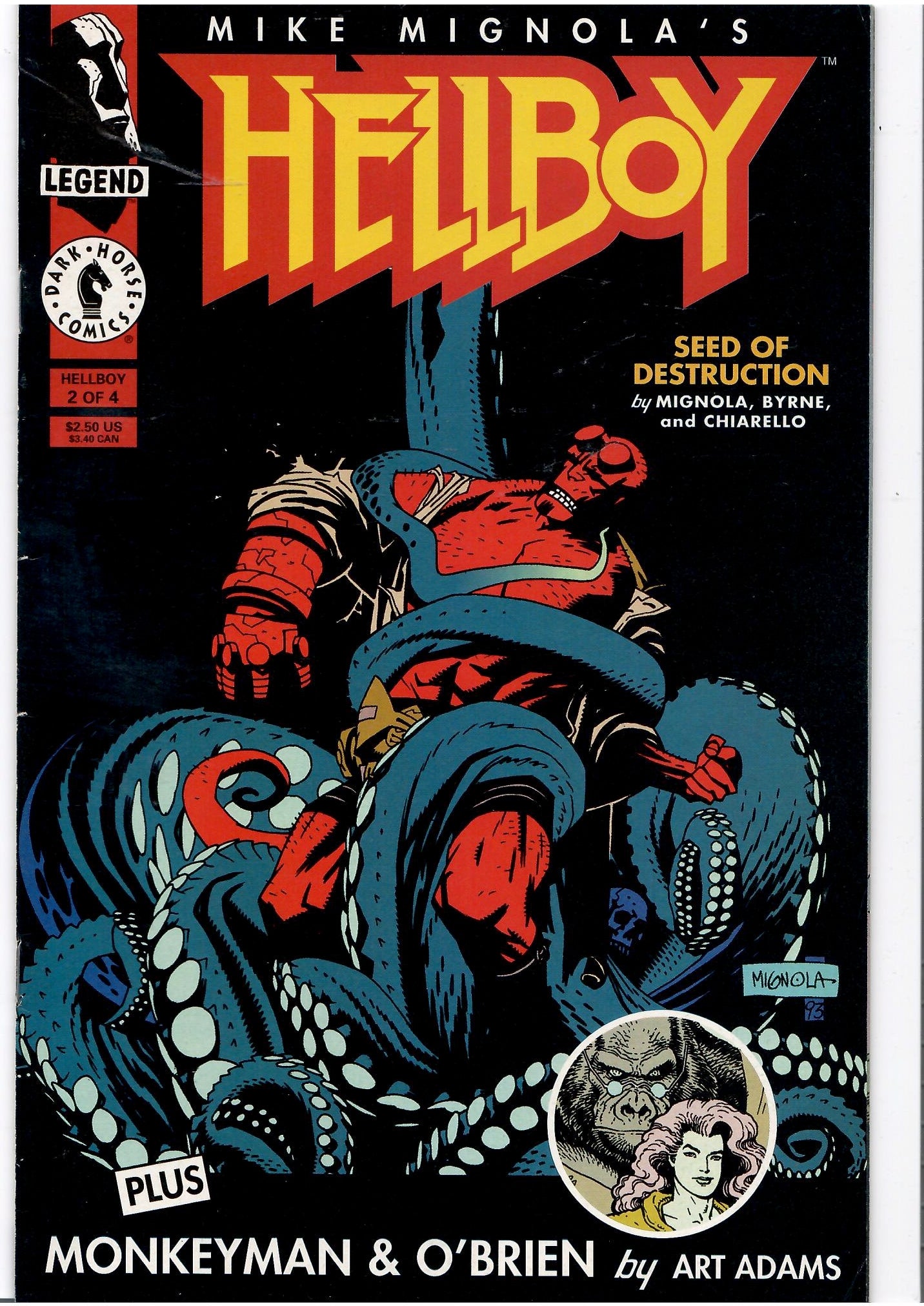 Hellboy: Seeds of Destruction #1-4 (1994) Mignola Full set VF - French Comics Lovers