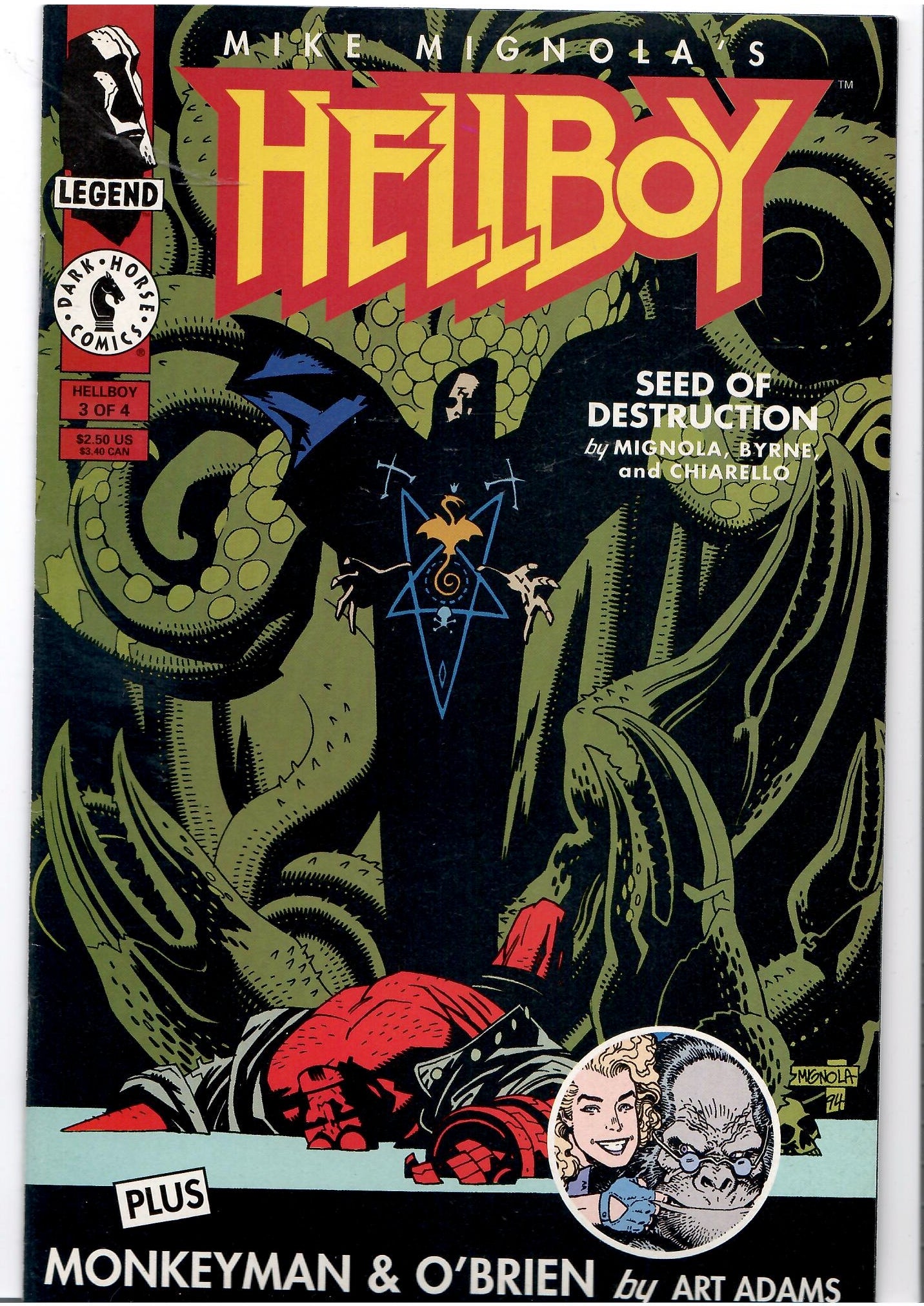 Hellboy: Seeds of Destruction #1-4 (1994) Mignola Full set VF - French Comics Lovers
