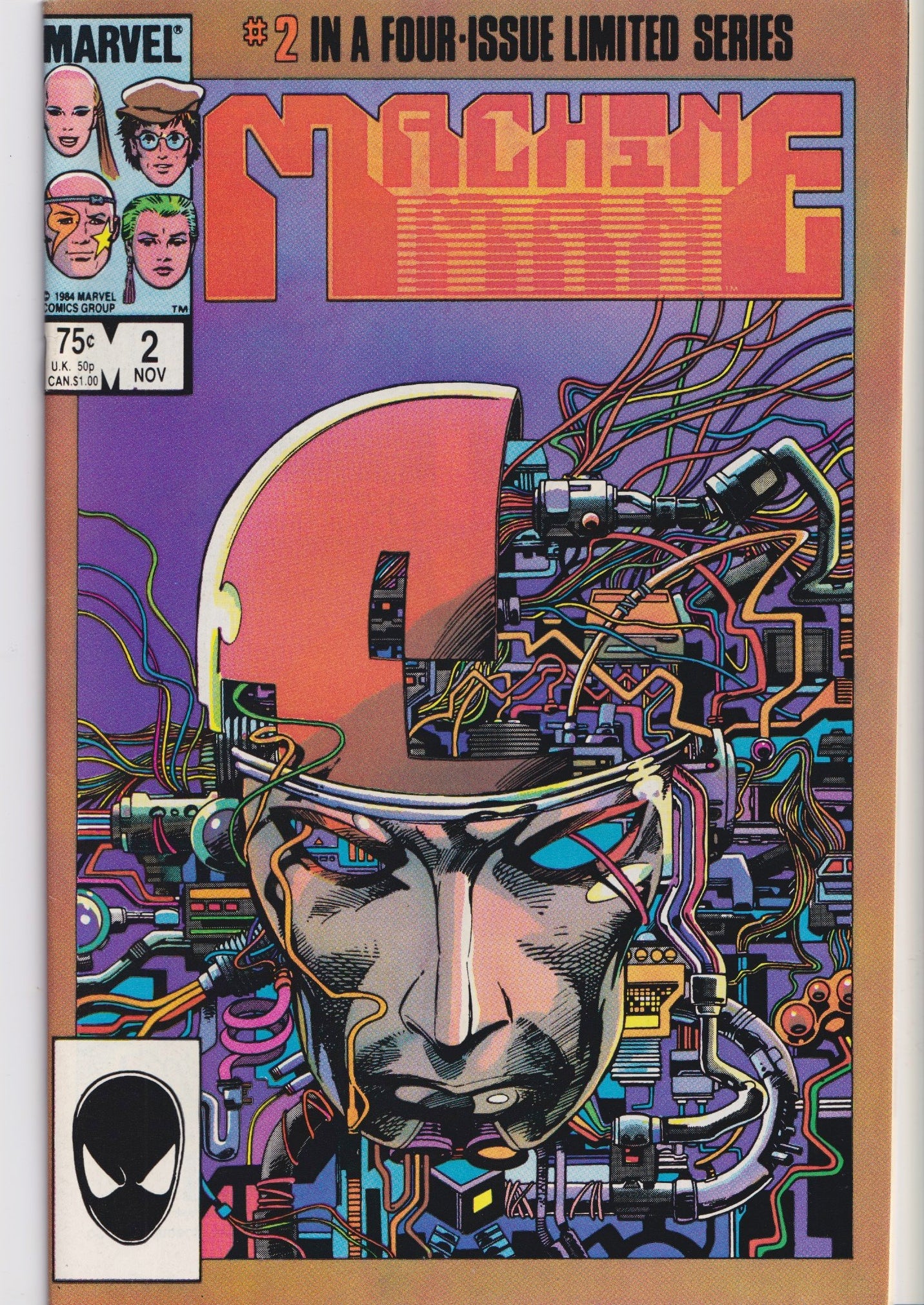 Machine Man #1-4 (1984) Full set Barry Smith classic very Fine