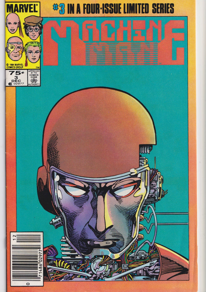 Machine Man #1-4 (1984) Full set Barry Smith classic very Fine