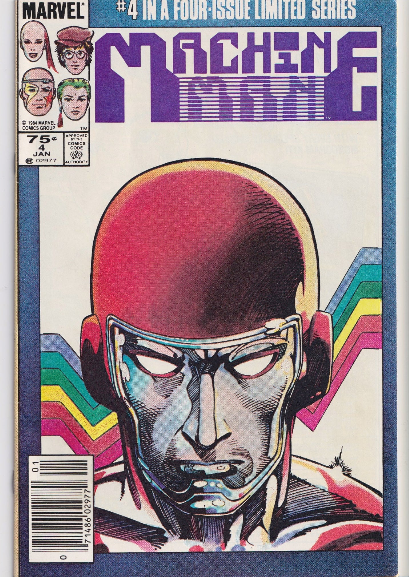 Machine Man #1-4 (1984) Full set Barry Smith classic very Fine