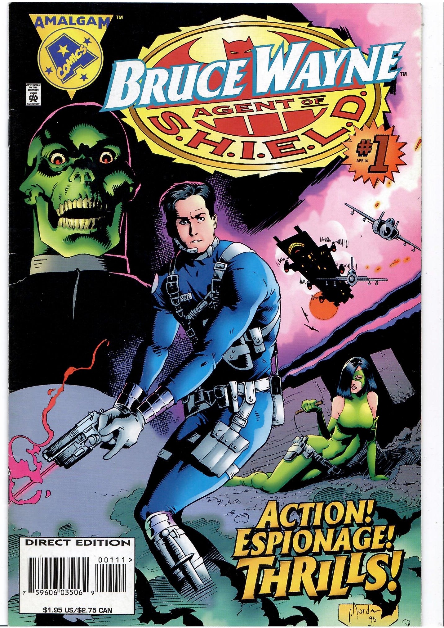 Amalgam lot of 13 (1996) Dc meet Marvel Fine