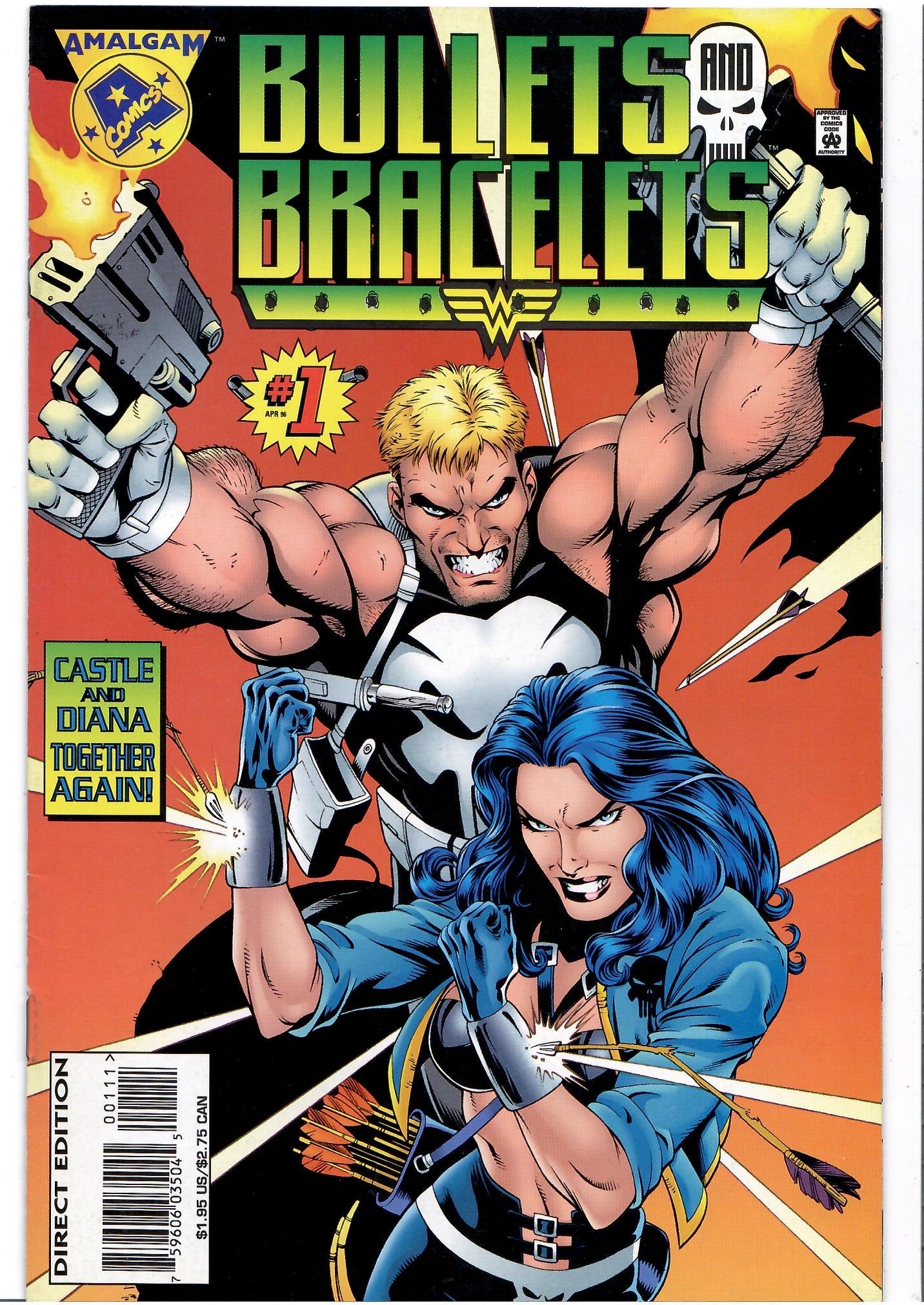 Amalgam lot of 13 (1996) Dc meet Marvel Fine