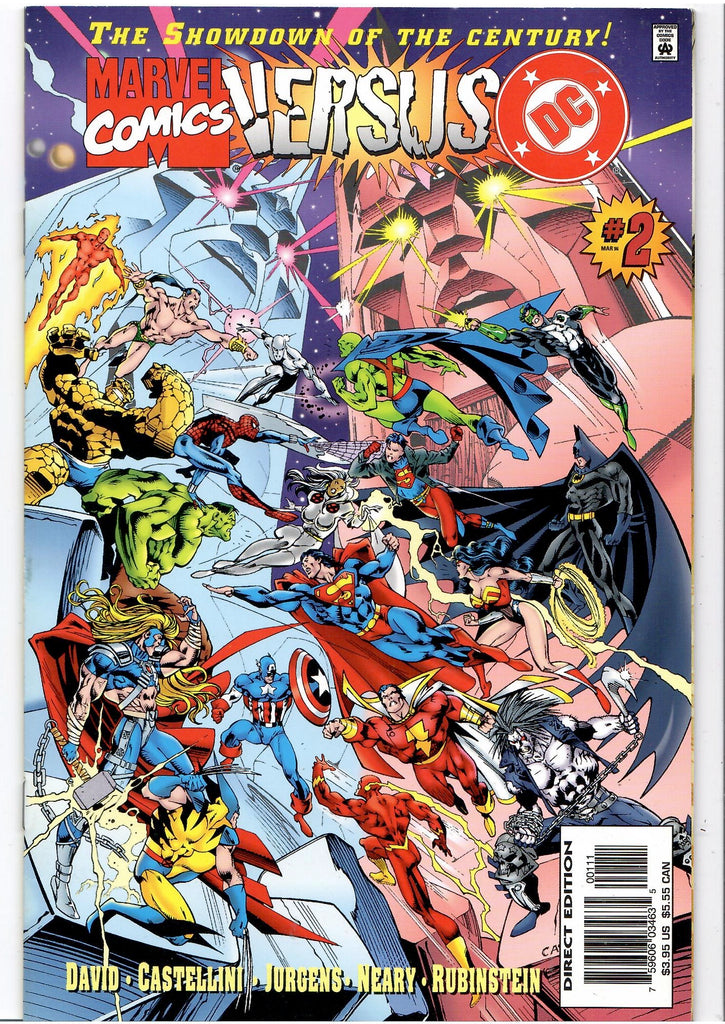 Dc vs Marvel #1-4 (1996) Full set  Dc vs Marvel Vs DC Very Fine