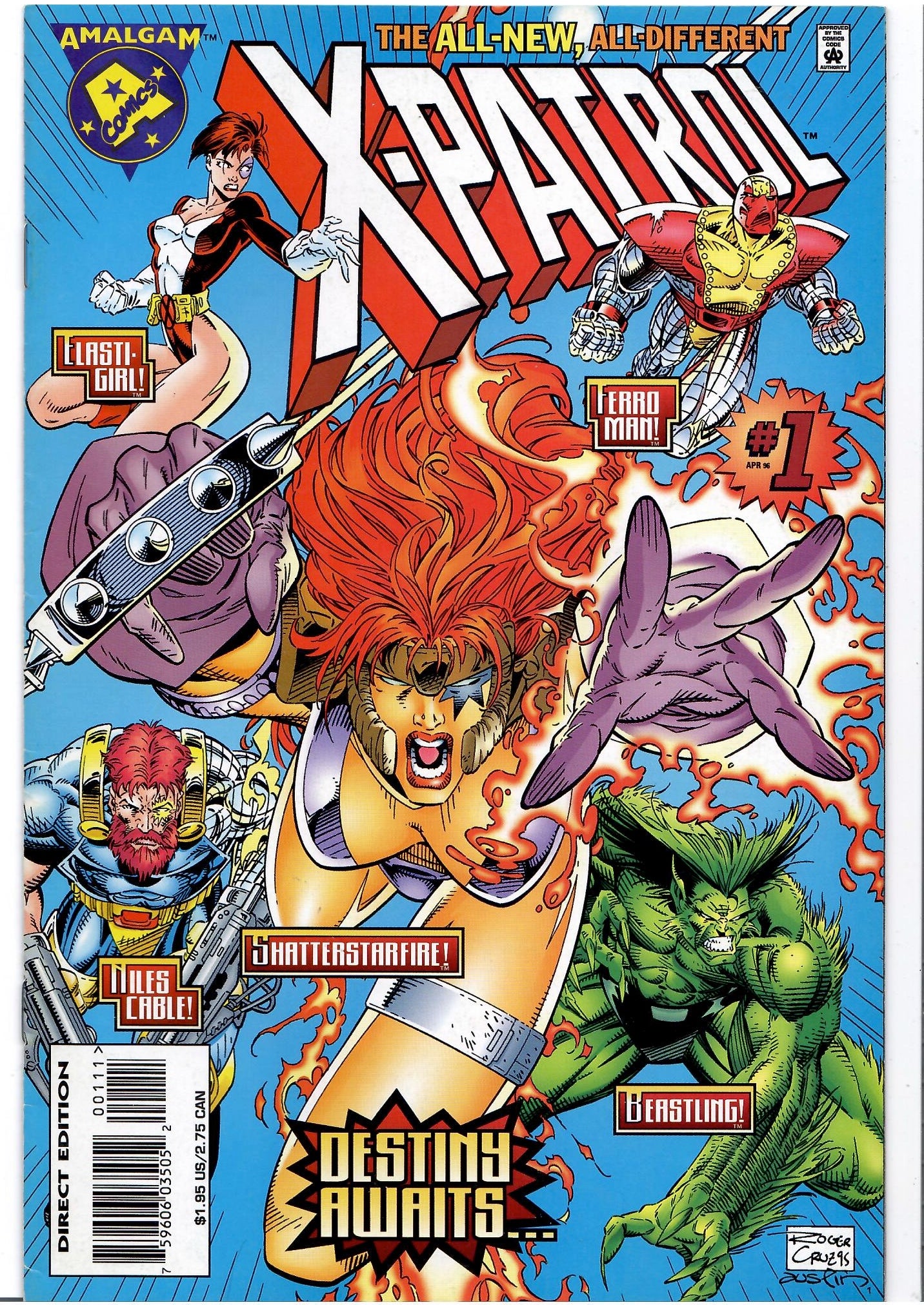 Amalgam lot of 13 (1996) Dc meet Marvel Fine