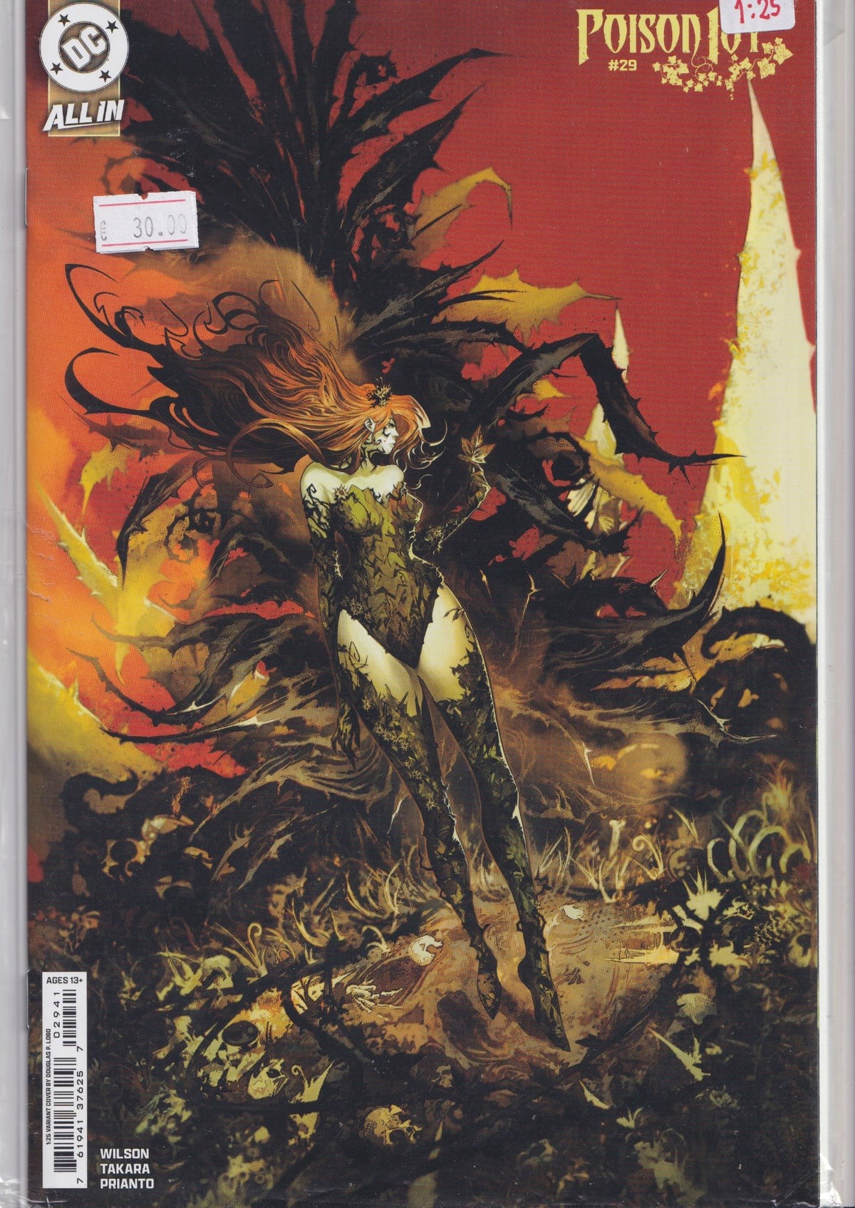 Poison Ivy #29 (2025) 1/25 incentive  variant  Very Fine