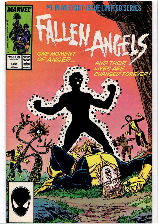 Fallen Angels #1-8 (1987) Full set Mutants Fine