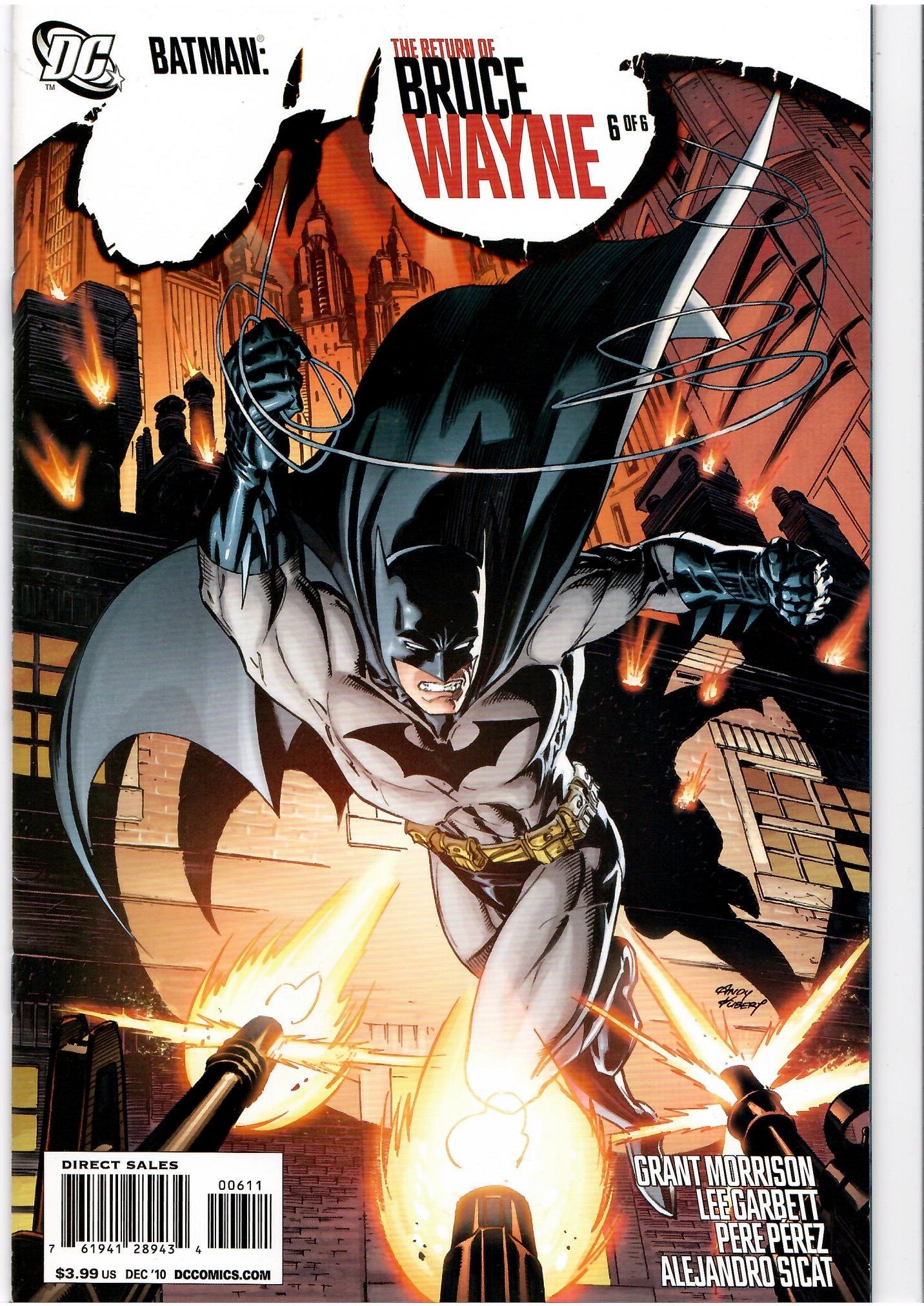 Return of Bruce Wayne #1-6 (2011) Full set Batman Grant Morrisson VF - French Comics Lovers