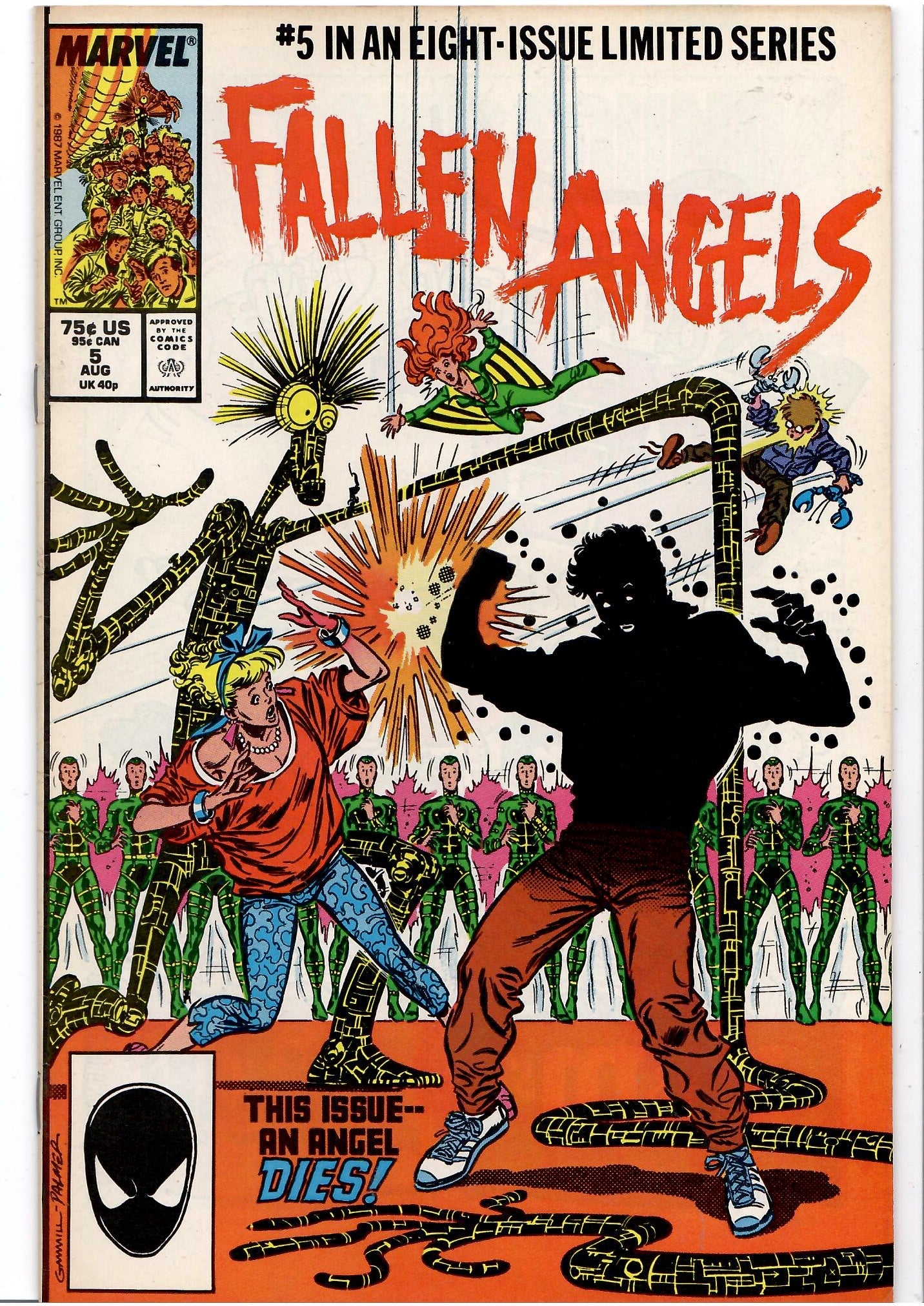 Fallen Angels #1-8 (1987) Full set Mutants Fine