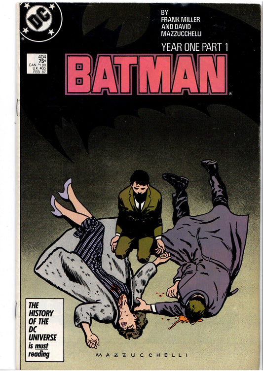Batman # 404-407 (1987) year one full set Fine