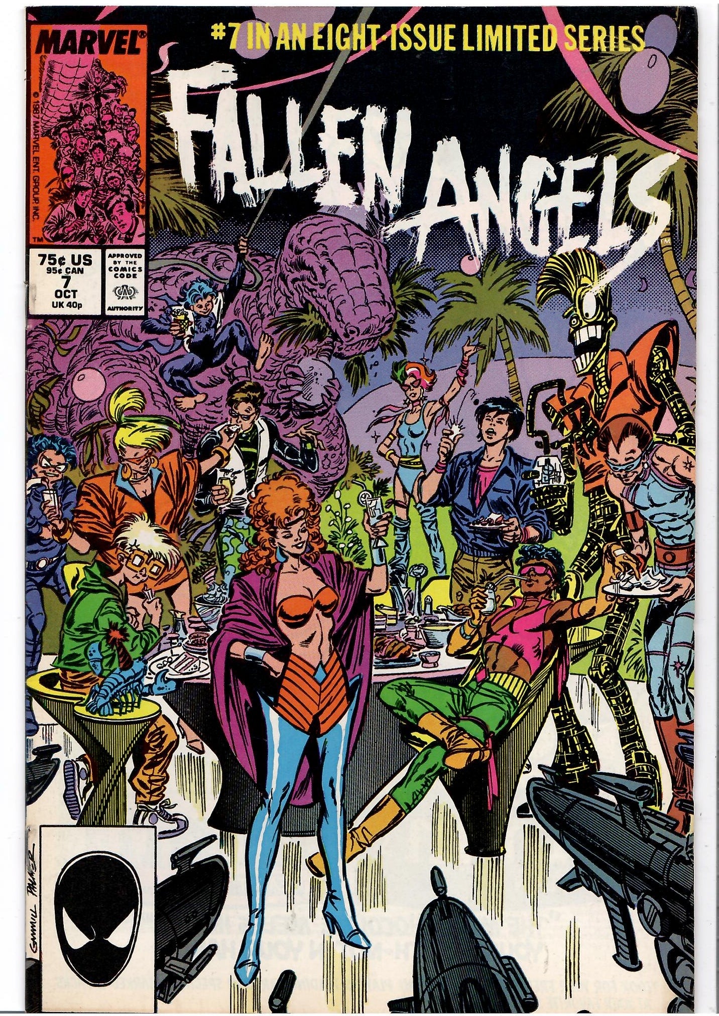 Fallen Angels #1-8 (1987) Full set Mutants Fine