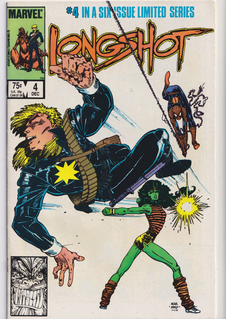 Longshot #1-6 (1985) Full set 1° Longshot Art Adams art Fine+