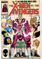 X-Men vs. the Avengers #1-4 (1987) Full set  Silvestri art Fine