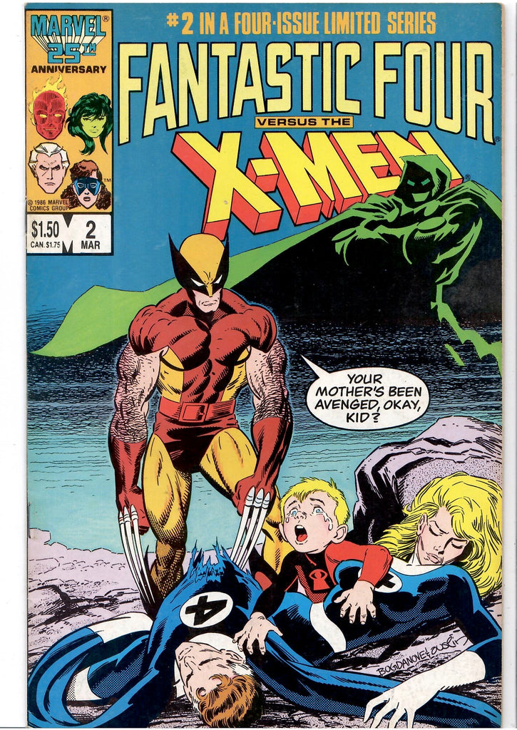 Fantastic Four vs. X-Men #1-4  (1987) Full set Doom Fine