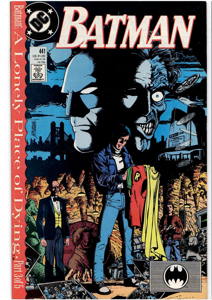 Batman #440-442, Teen Titans #61,62 (1989) A Lonely Place of Dying full set Very Fine