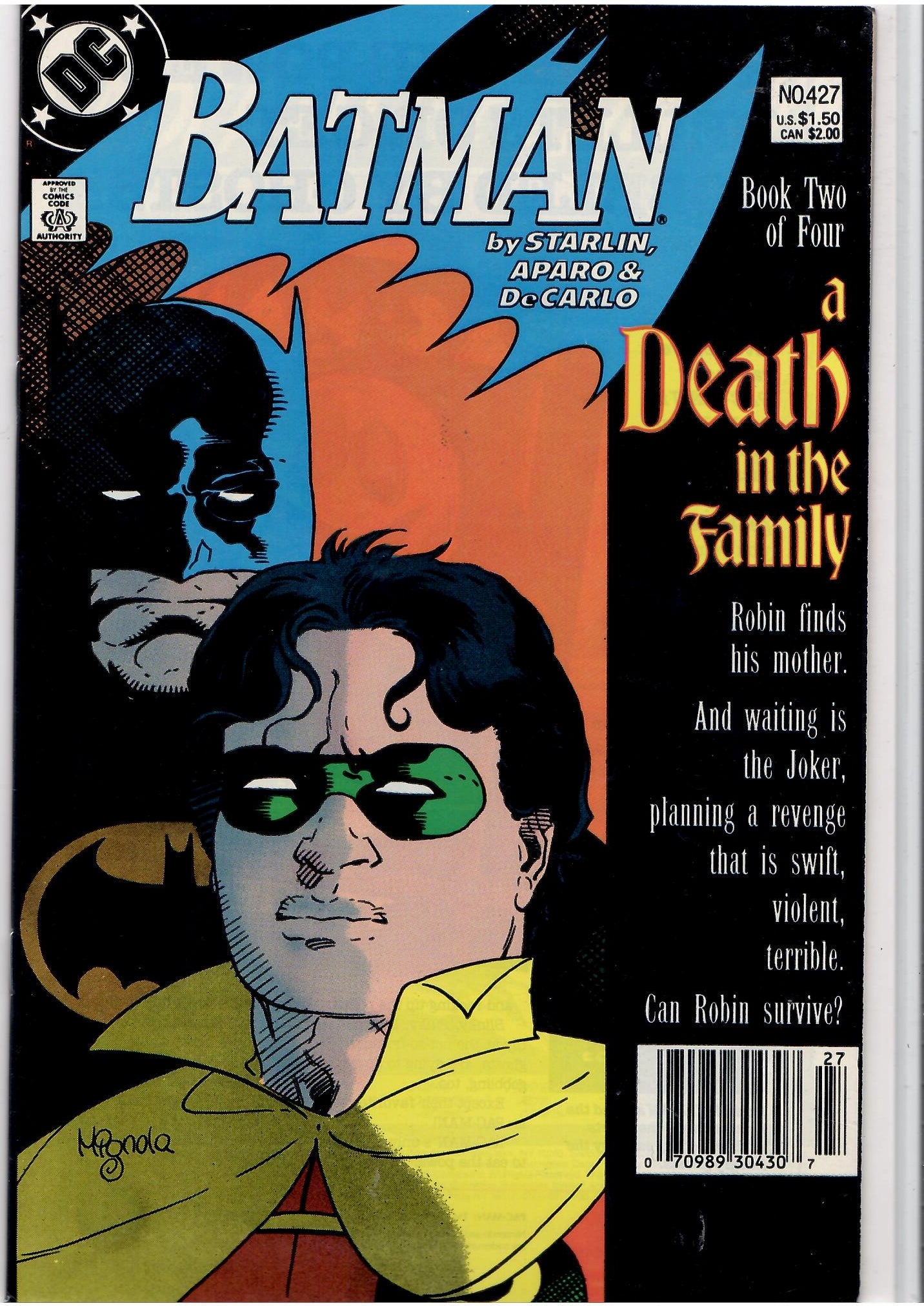 Batman #426-429 (1989) Death in the Family complete Jason is dead! Very Fine
