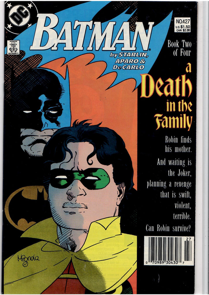 Batman #426-429 (1989) Death in the Family complete Jason is dead! Very Fine
