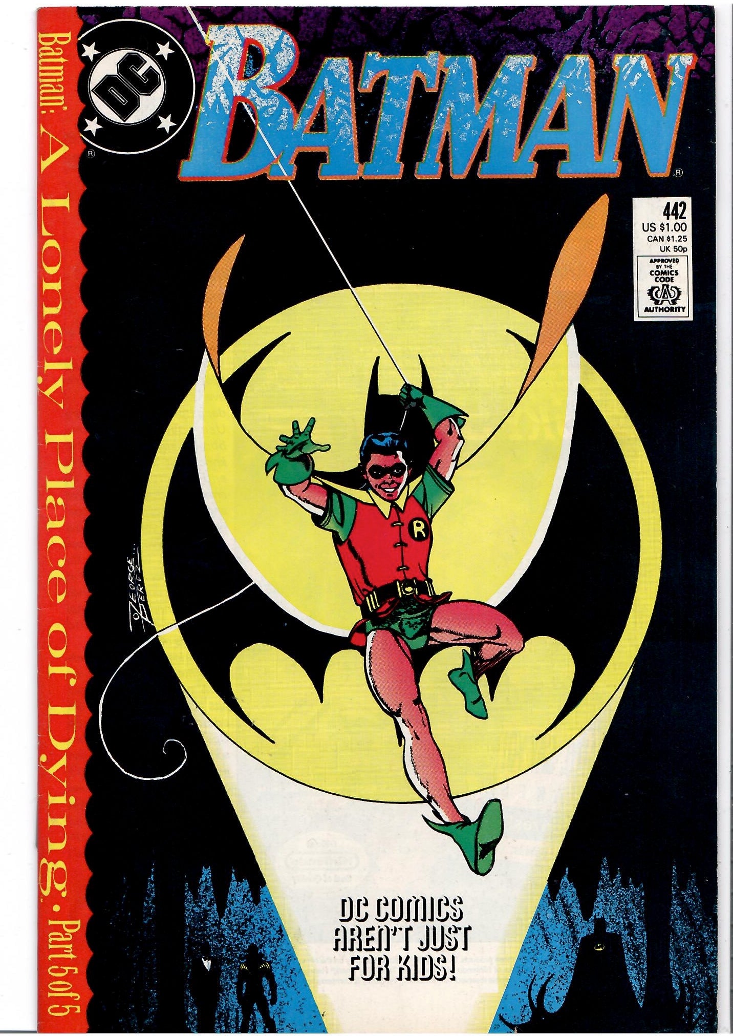 Batman #440-442, Teen Titans #61,62 (1989) A Lonely Place of Dying full set Very Fine