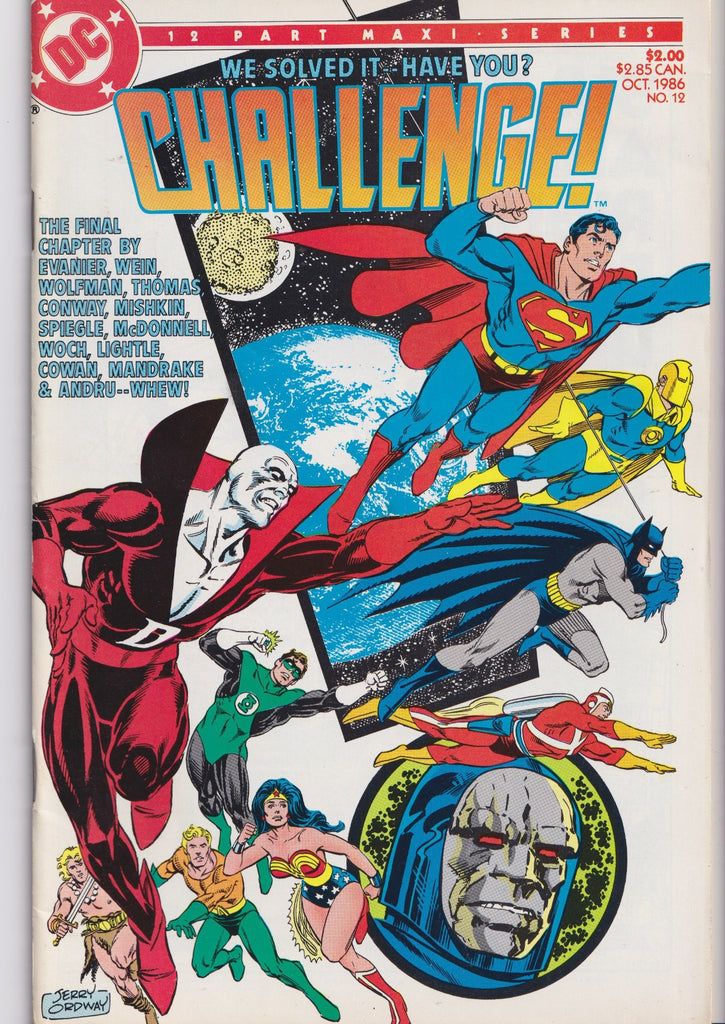 Dc Challenge #1-12 (1985) Full set  Colan , kane, Giffen, Gibbons art Fine+