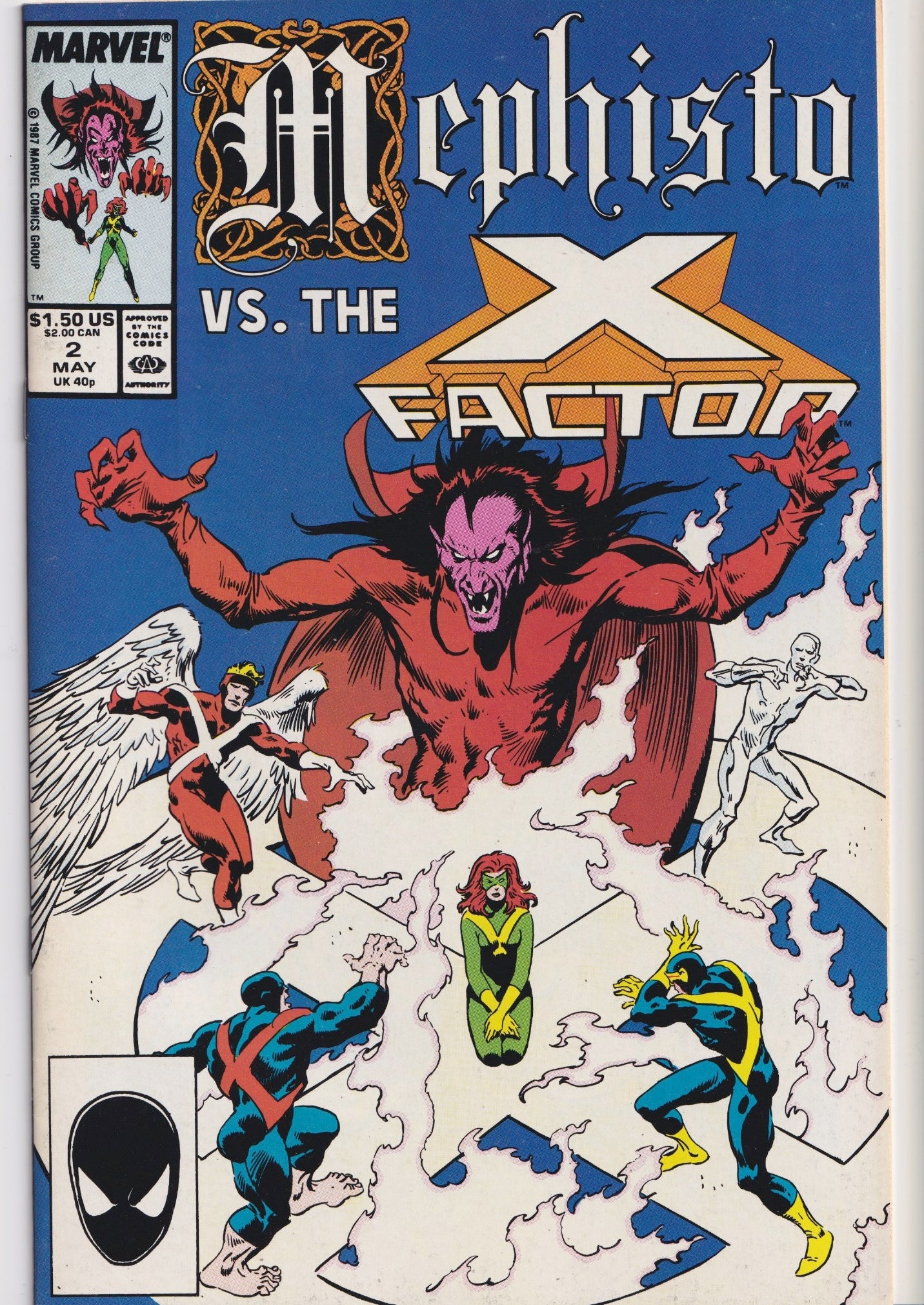 Mephisto vs ... #1-4 (1987) Full set John Buscema art  FF,X-Men, Avengers very Fine