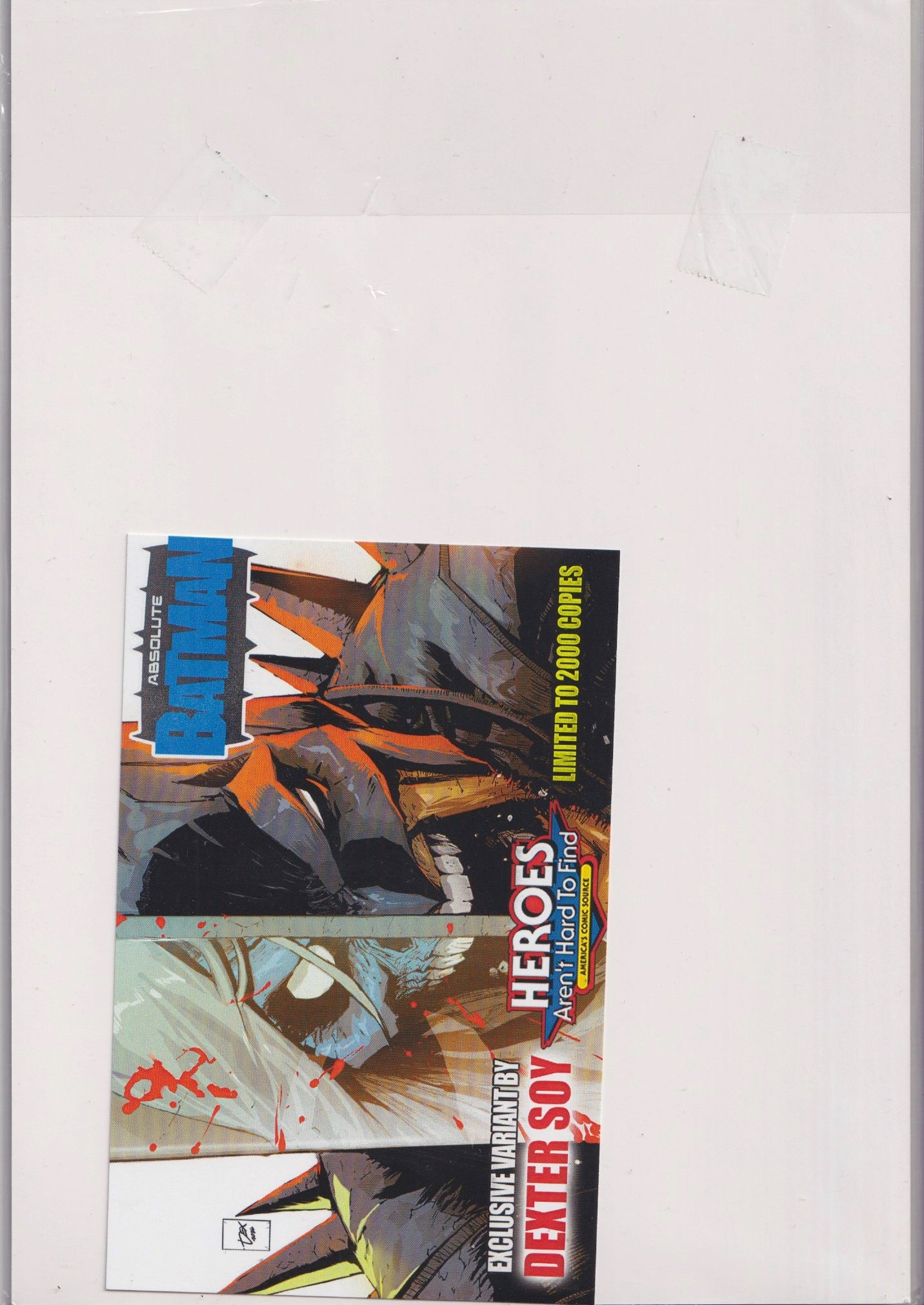Absolute Batman #21 (2026) Exclusive Heroes cover NM
