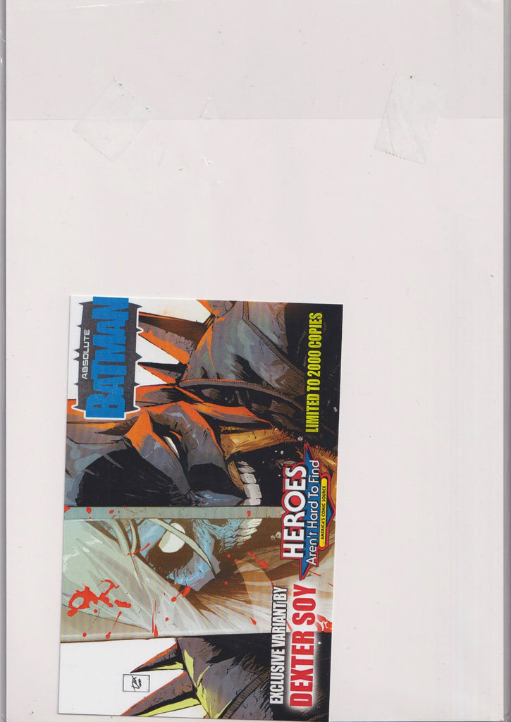 Absolute Batman #21 (2026) Exclusive Heroes cover NM