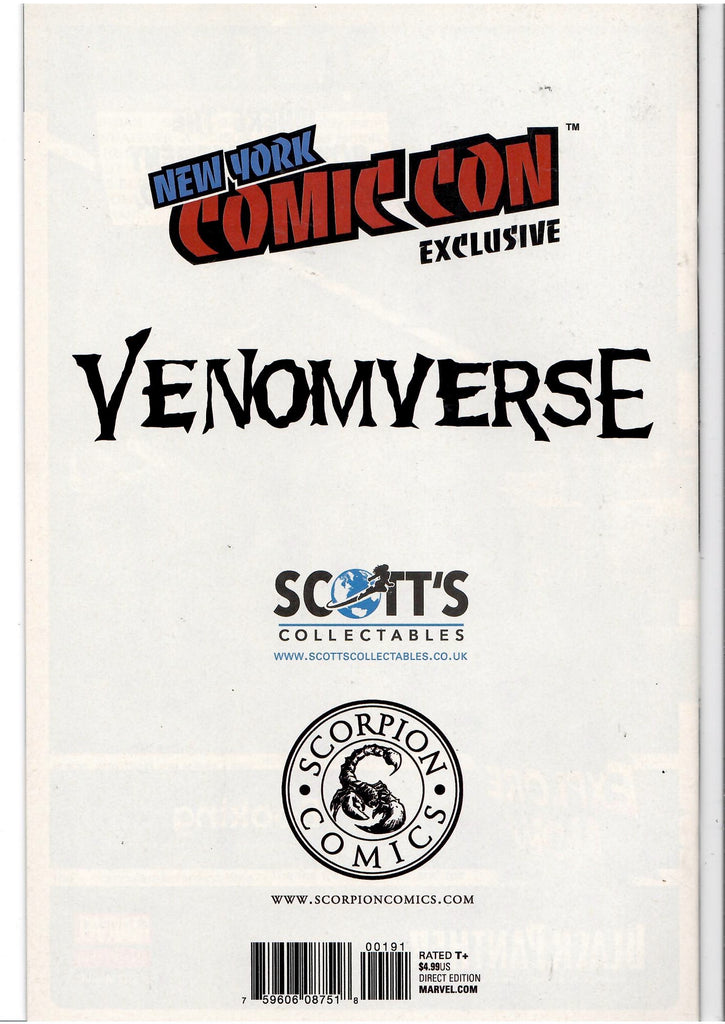 Venomverse #1 (2017)  Venom New York Comic Con 2017 Exclusive Virgin NM