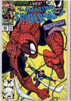 Amazing Spider-Man #345 (1991) MCU cover! Very Fine