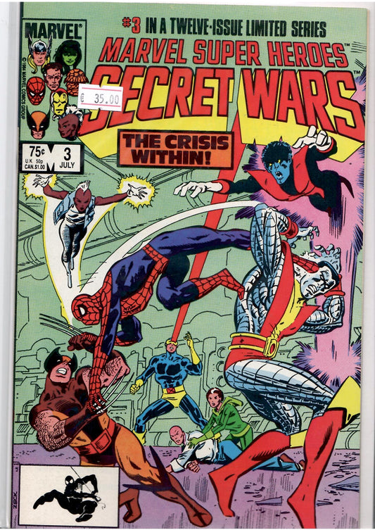 Secret Wars #3(1984) The original ! VF - French Comics Lovers